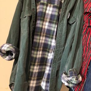 Oversized button down